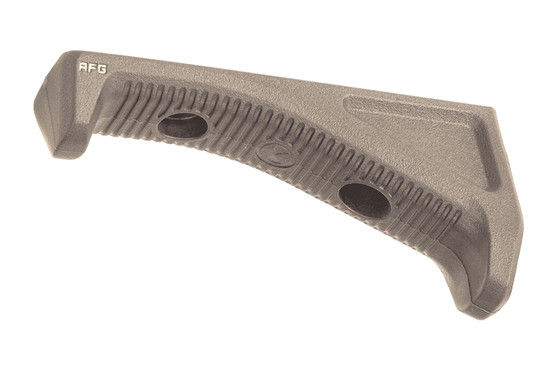The Magpul FDE Angled Fore Grip is M-LOK compatible and features a compact design